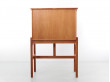 Mid-Century  modern scandinavian secretary in oak by Arne Wahl Iversen model 67