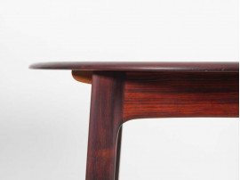 Mid-Century  modern scandinavian dining table in Rio rosewood