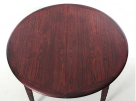 Mid-Century  modern scandinavian dining table in Rio rosewood