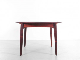 Mid-Century  modern scandinavian dining table in Rio rosewood