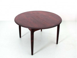 Mid-Century  modern scandinavian dining table in Rio rosewood