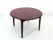 Mid-Century  modern scandinavian dining table in Rio rosewood