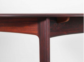 Mid-Century  modern scandinavian dining table in Rio rosewood