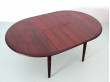 Mid-Century  modern scandinavian dining table in Rio rosewood