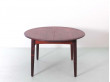 Mid-Century  modern scandinavian dining table in Rio rosewood