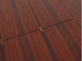 Mid-Century  modern scandinavian dining table in Rio rosewood