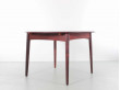 Mid-Century  modern scandinavian dining table in Rio rosewood
