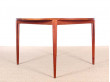 Mid-Century  modern scandinavian dining table in teak by Harry Rosengren Hansen