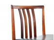 Mid-Century  modern  set of 4 dining chairs in Rio rosewood by Westnofa