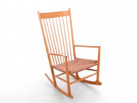 Rocking chair scandinave modèle J16, edition FDB