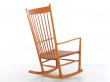 Mid-Century  modern scandinavian rocking chair model J16 by Hans Wegner for FDB