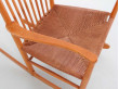 Mid-Century  modern scandinavian rocking chair model J16 by Hans Wegner for FDB