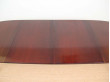 Mid-Century  modern scandinavian dining table in mahogany 4/10 seats by Ole Wanscher