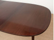 Mid-Century  modern scandinavian dining table in mahogany 4/10 seats by Ole Wanscher