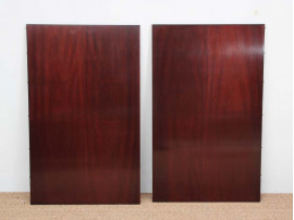 Mid-Century  modern scandinavian dining table in mahogany 4/10 seats by Ole Wanscher