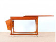 Mid century modern scandinavian teak trolley by Ingvar Jensen