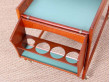 Mid century modern scandinavian teak trolley by Ingvar Jensen