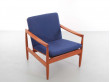 Mid-Century  modern pair of lounge chairs in teak by Skive Møbelfabrik