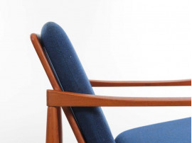 Mid-Century  modern pair of lounge chairs in teak by Skive Møbelfabrik