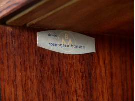 Mid-Century  modern scandinavian side bord in Rio rosewood by Harry Rosengren Hansen