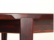 Mid-Century Modern dining table by Harry Rosengren Hansen for Brande Møbelindustri in Rio rosewood.