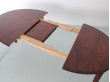 Mid-Century Modern dining table by Harry Rosengren Hansen for Brande Møbelindustri in Rio rosewood.