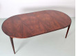 Mid-Century Modern dining table by Harry Rosengren Hansen for Brande Møbelindustri in Rio rosewood.