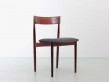 Mid-Century  modern scandinavian set of 4 chairs in teak by Harry Rosengren Hansen