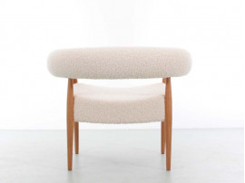 Ring chair by Nanna Ditzel. Special edition with Pierre Frey Louison upholstery