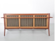 Mid-Century  modern scandinavian 3 seat sofa model GE 290 in teak by Hans Wegner