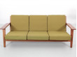 Mid-Century  modern scandinavian 3 seat sofa model GE 290 in teak by Hans Wegner