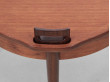 Paire de tabourets scandinaves réversibles en table d'appoint