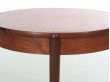 Mid-Century modern scandinavian pair of reversible Scandinavian stools in teak by BJ Hansen