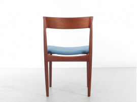 Mid-Century  modern scandinavian pair of chairs in teak by Harry Rosengren Hansen