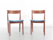 Mid-Century  modern scandinavian pair of chairs in teak by Harry Rosengren Hansen