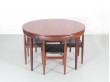 Table de repas scandinave à rallonges Dining set en teck model 630