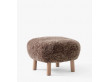 Footstool for Little Petra VB1 lounge chair by Viggo Boesen. New edition