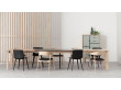 Scandinavian Extendable Dining Table model T9 solid oak , 220 cm to 420 cm . 8/18 seats.