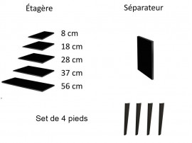 Scandinavian wall systeme model S2-51