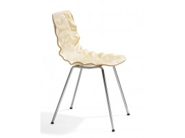 Chaise scandinave modèle Dent B501. Empilable.