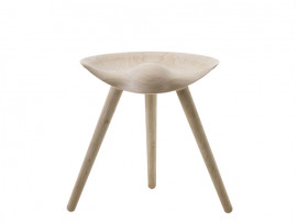 Mid-Century  modern scandinavian stool model ML42 by Mogens Lassen, new edition. Oak