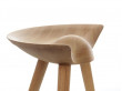 Mid-Century  modern scandinavian bar stool model ML42 oak, 69 /77 cm, by Mogens Lassen, new edition.