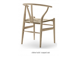 Chaise scandinave modèle Wishbone ou CH24. Edition neuve.