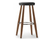 Mid-Century Modern bar stool CH56, 76 cm by Hans Wegner. New edition.