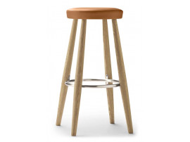 Tabouret de bar scandinave modèle  CH56 hauteur 76 cm. Edition neuve.