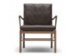 Mid-Century modern scandinavian Colonial chair OW149 in walnut by Ole Wanscher. New edition