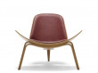 Mid-Century  modern scandinavian easychair model CH 07 or Shell Chair by Hans Wegner. New edition.