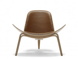 Mid-Century  modern scandinavian easychair model CH 07 or Shell Chair by Hans Wegner. New edition.