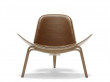 Fauteuil scandinave CH 07 ou Shell Chair. Nouvelle édition.