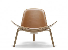 Mid-Century  modern scandinavian easychair model CH 07 or Shell Chair by Hans Wegner. New edition.